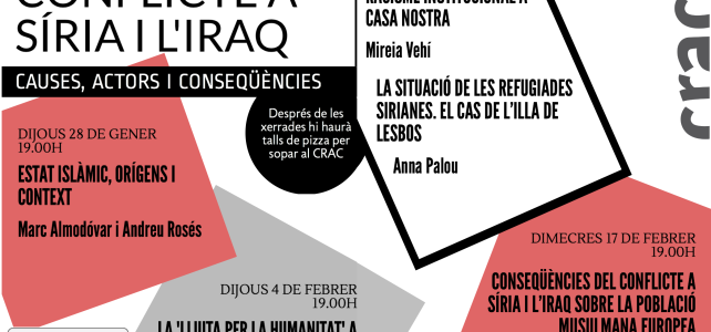 Cicle de xerrades ‘Entendre el conflicte a Síria i l’Iraq’