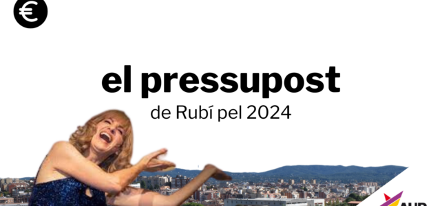 Què pensem l’AUP del pressupost municipal pel 2024?